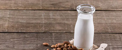 A bottle of plant based milk
