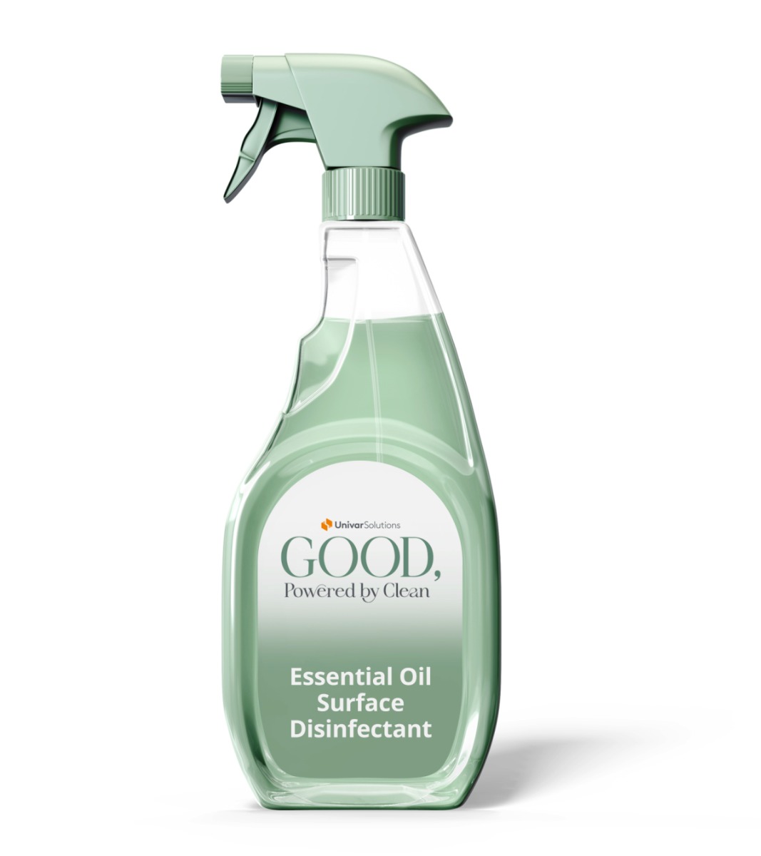 A bottle of Essential Oil Multi-Surface Disinfectant