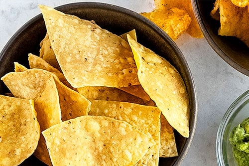 Some crispy nachos