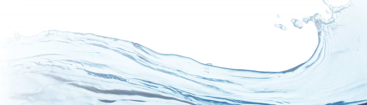 Graphic of a wave on a white background